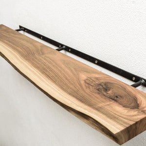 Walnut Floating Shelves, Custom Wood Shelves, Rustic Shelves, Bathroom Shelves,Farmhouse Heavy, Reclaimed Industrial Wooden ,Kitchen Shelves